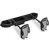 Titan Dash Mount Phone Holder for Jeep Wrangler JL and Gladiator with Two Clamp Cell Phone Holders. Three Tray Buckle Slots for Camera, GPS and Mobile Devices. Fits Jeep JL Models (2018 - Current) and Gladiator Models (All Years and Trims)