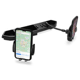 Titan Dash Mount Phone Holder for Jeep Wrangler JL and Gladiator with Two Clamp Cell Phone Holders. Three Tray Buckle Slots for Camera, GPS and Mobile Devices. Fits Jeep JL Models (2018 - Current) and Gladiator Models (All Years and Trims)